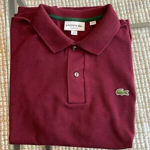 Men's Lacoste classic fit, size M.  New with tags and original packaging